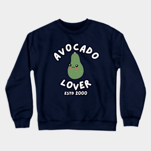 Avocado Lover Established 2000 Cute Crewneck Sweatshirt